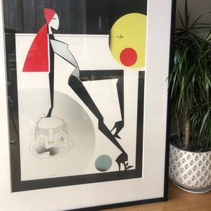 Fashion Illustration Piet Paris - Signed & Framed